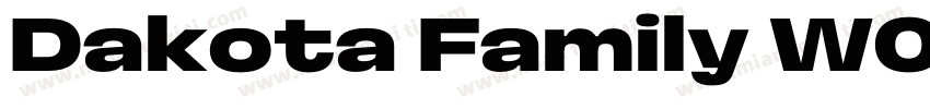 Dakota Family W05 Bl字体转换